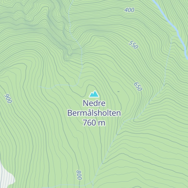 Map of Nedre Bermålsholten