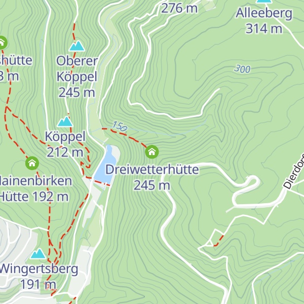 Map of Dreiwetterhütte