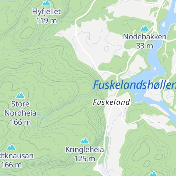 Map of Lille Nordheia