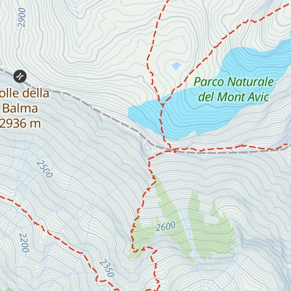 Map of Punta dell'Asgelas