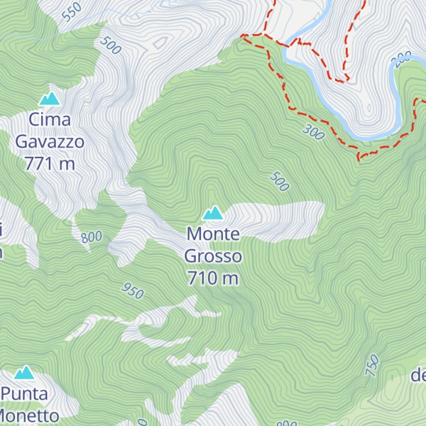 Map of Monte Grosso