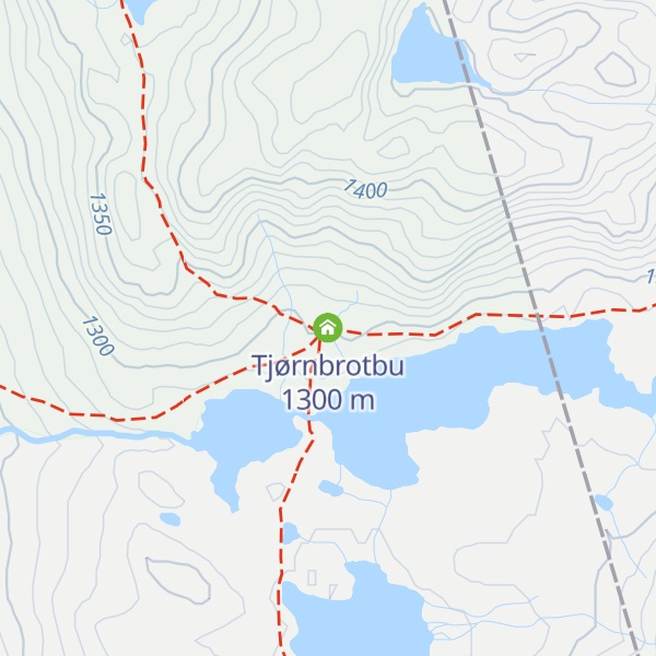 Map of Tjørnbrotbu