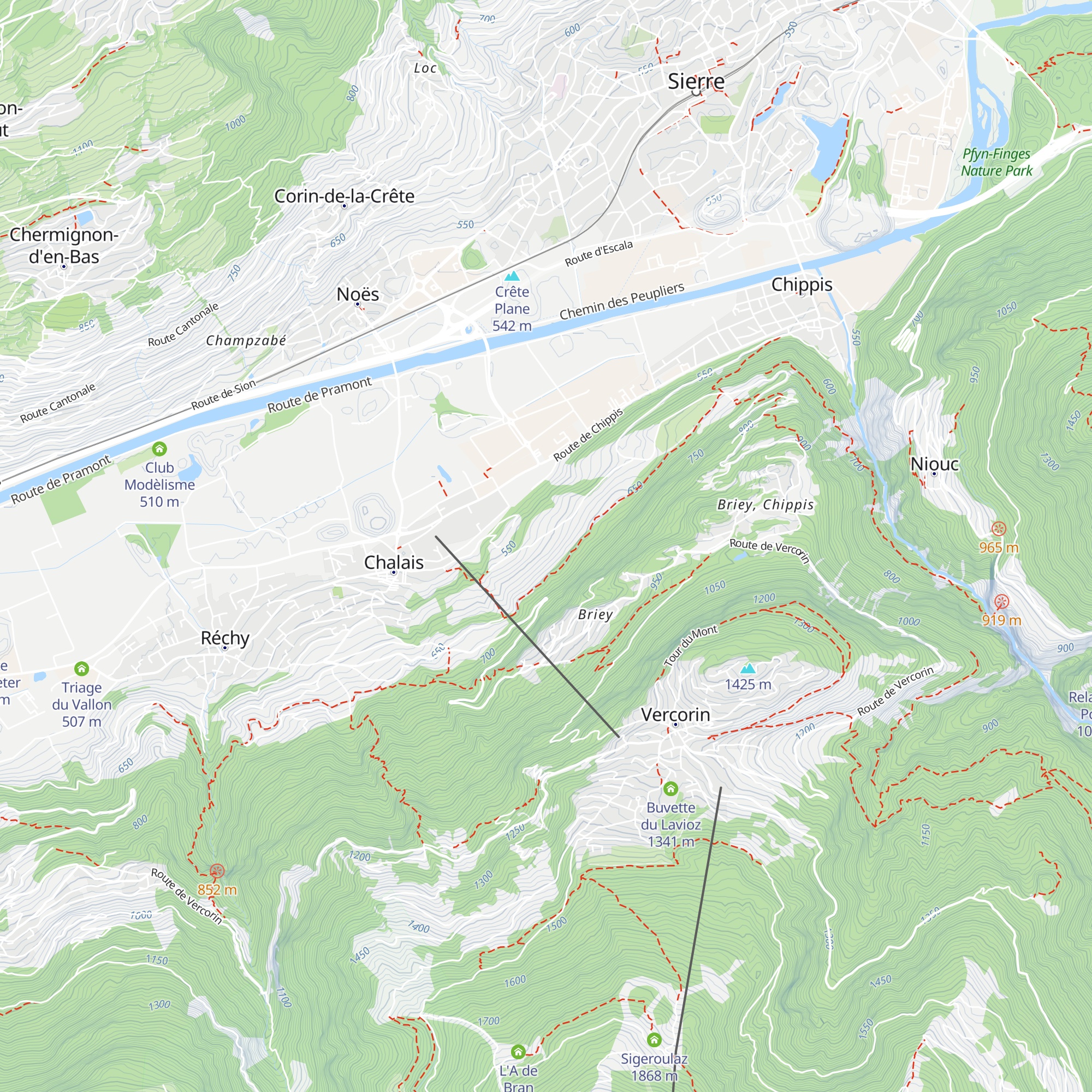 L'Arche des Crétillons map