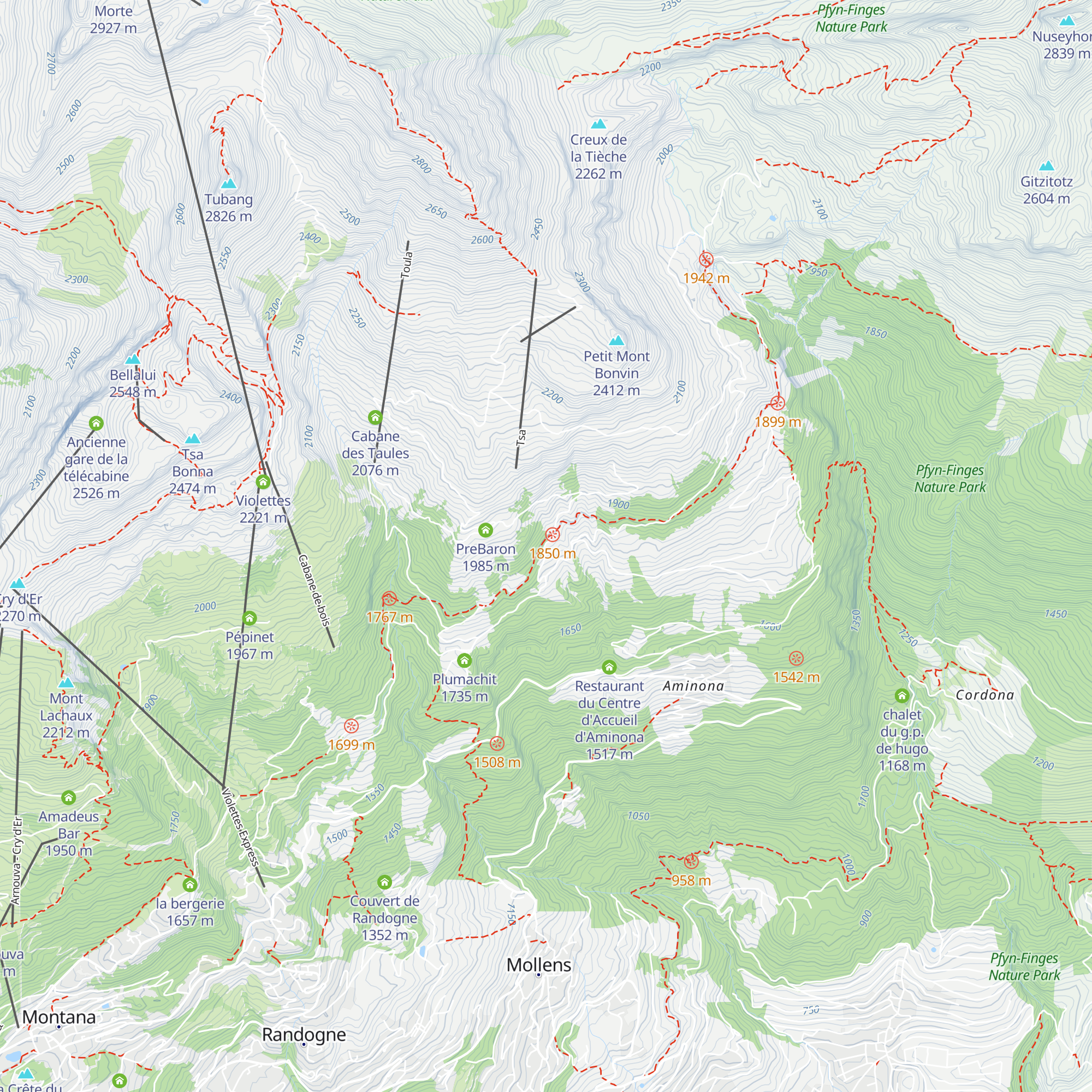 Hameau de Colombire map