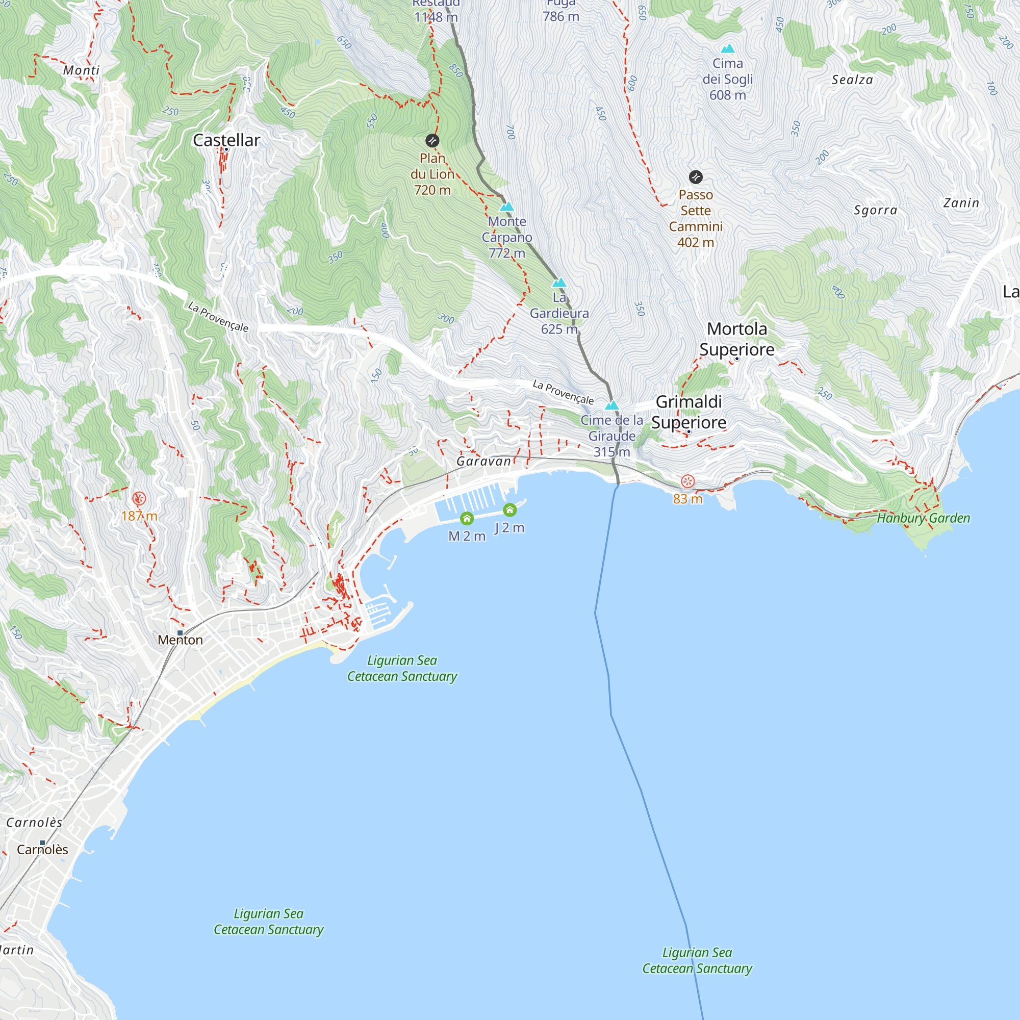 J map