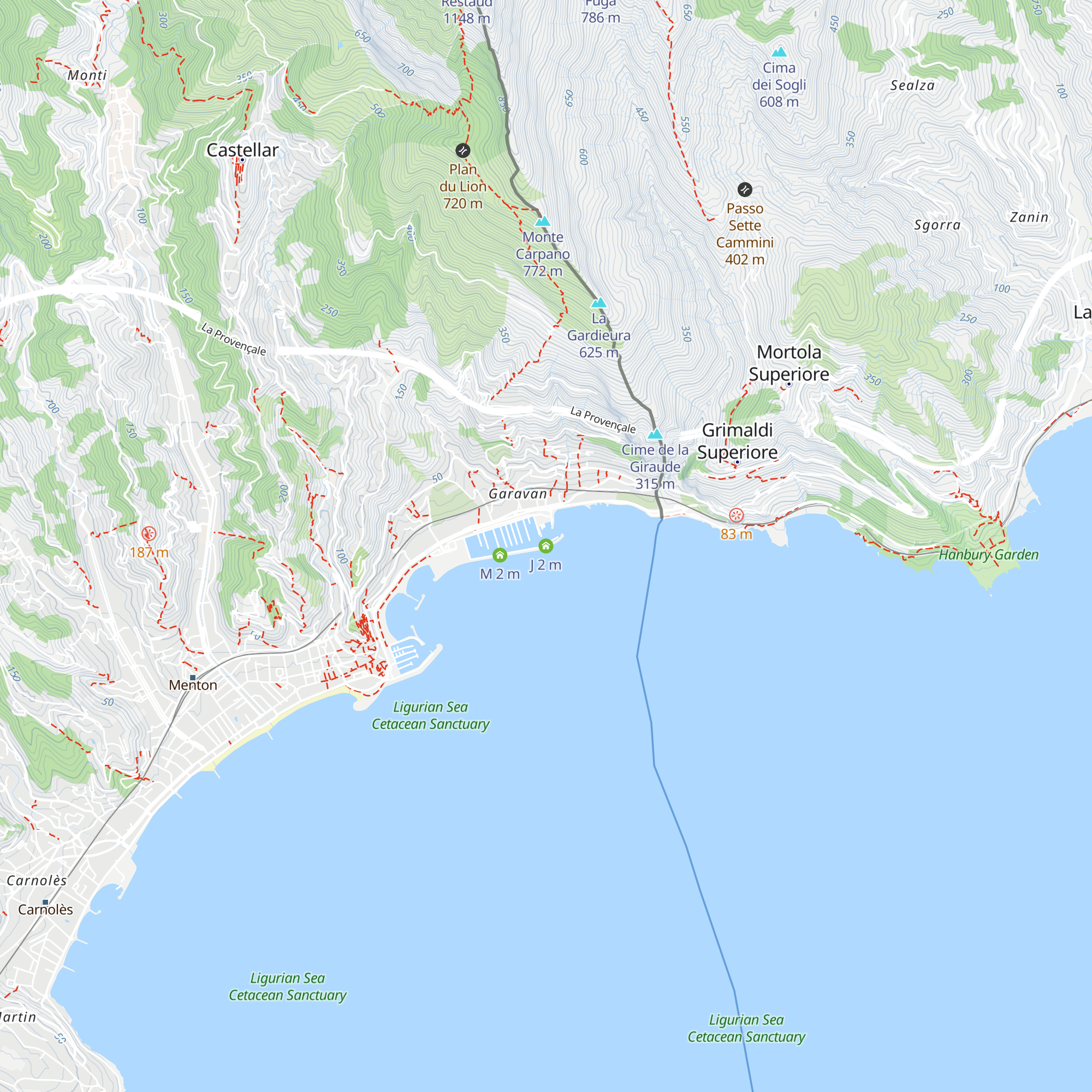 J map