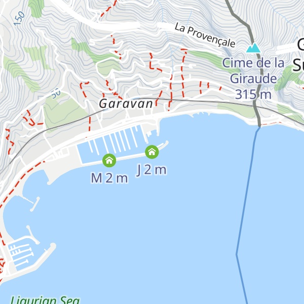 Map of J