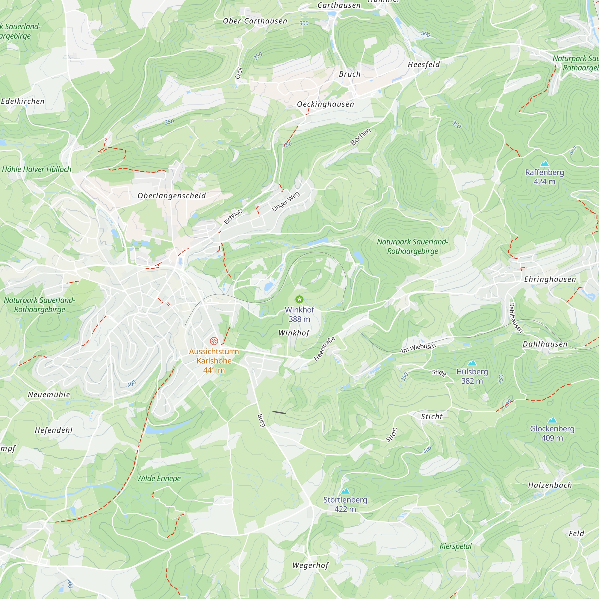 Winkhof map