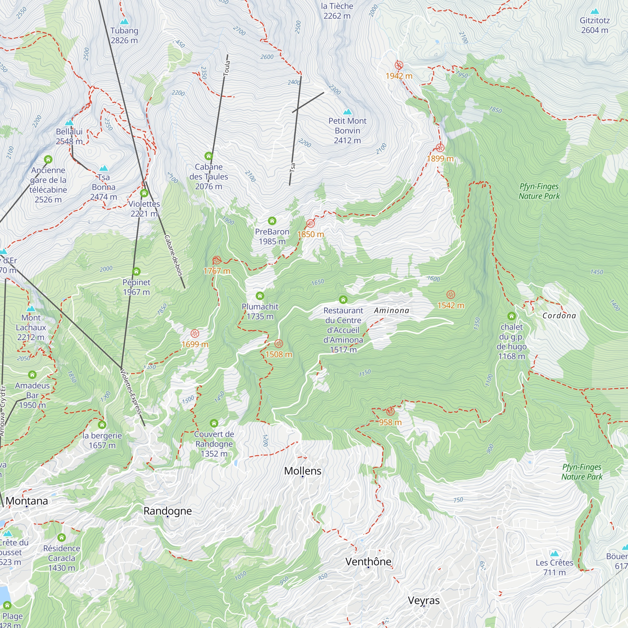 Églantine map