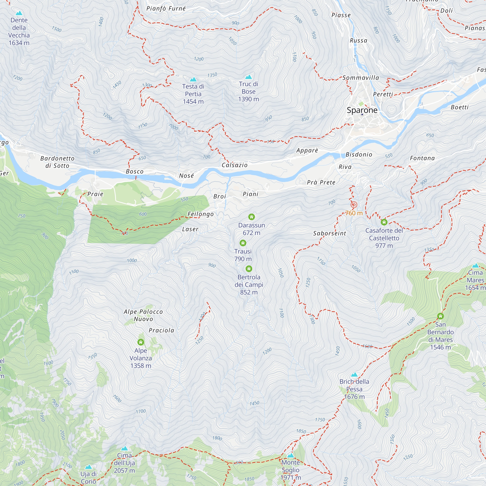 Trausi map