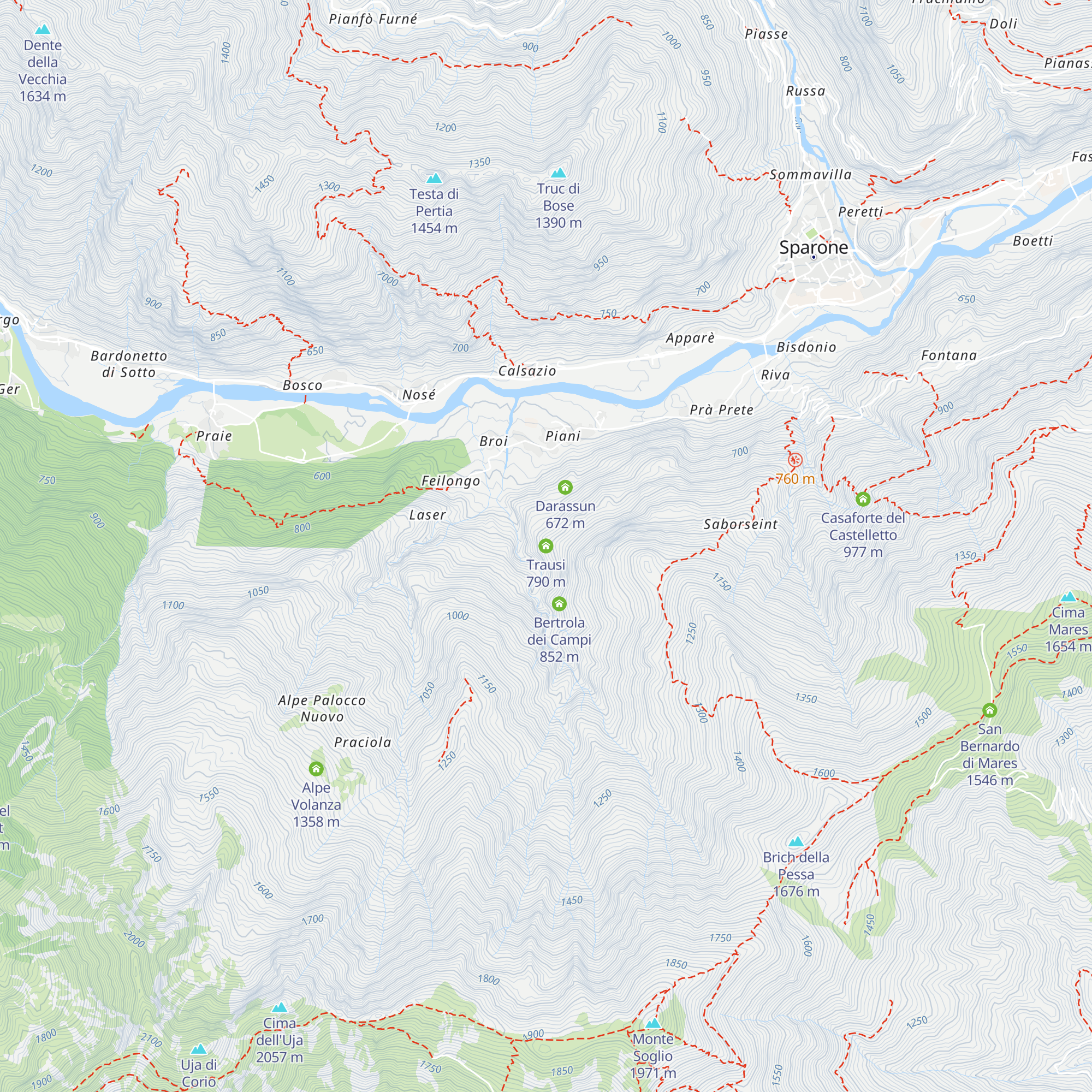 Trausi map
