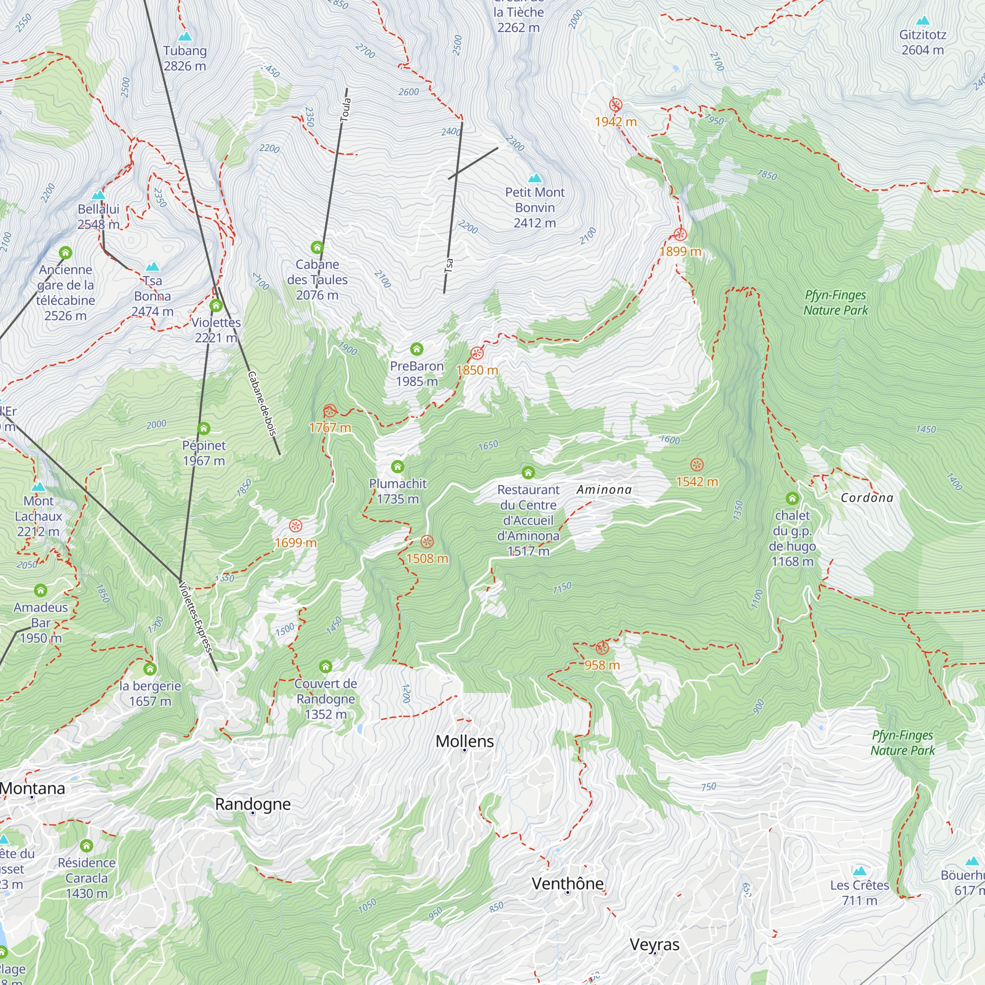 Diadème map
