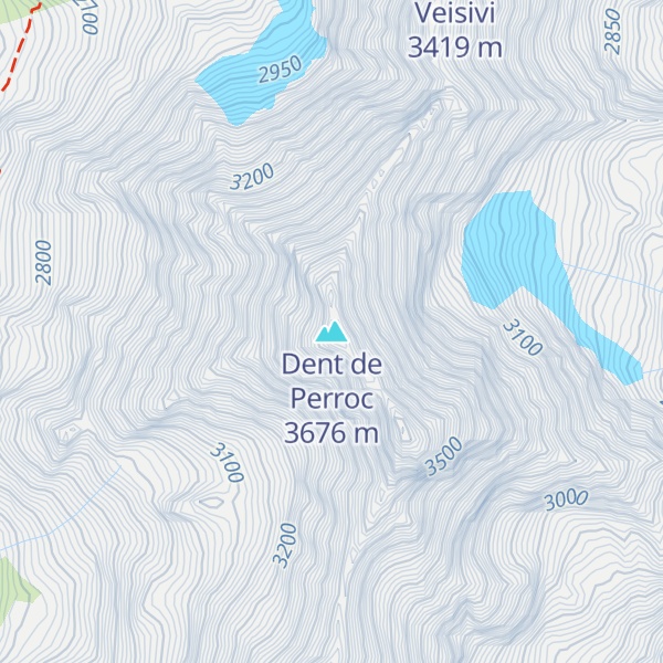 Map of Dent de Perroc