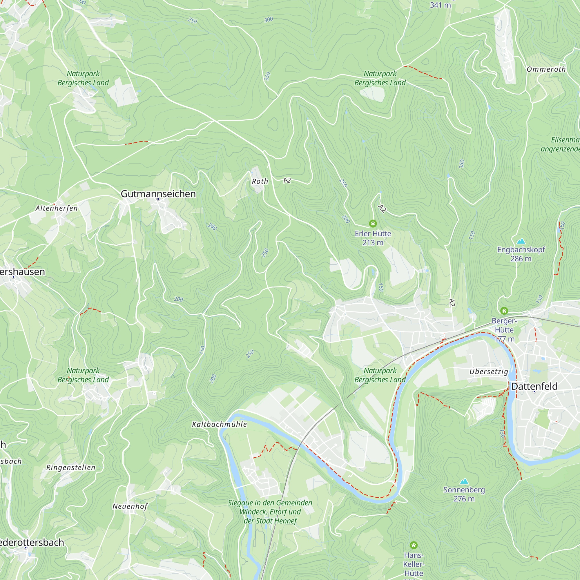 Rosseler-Hütte map