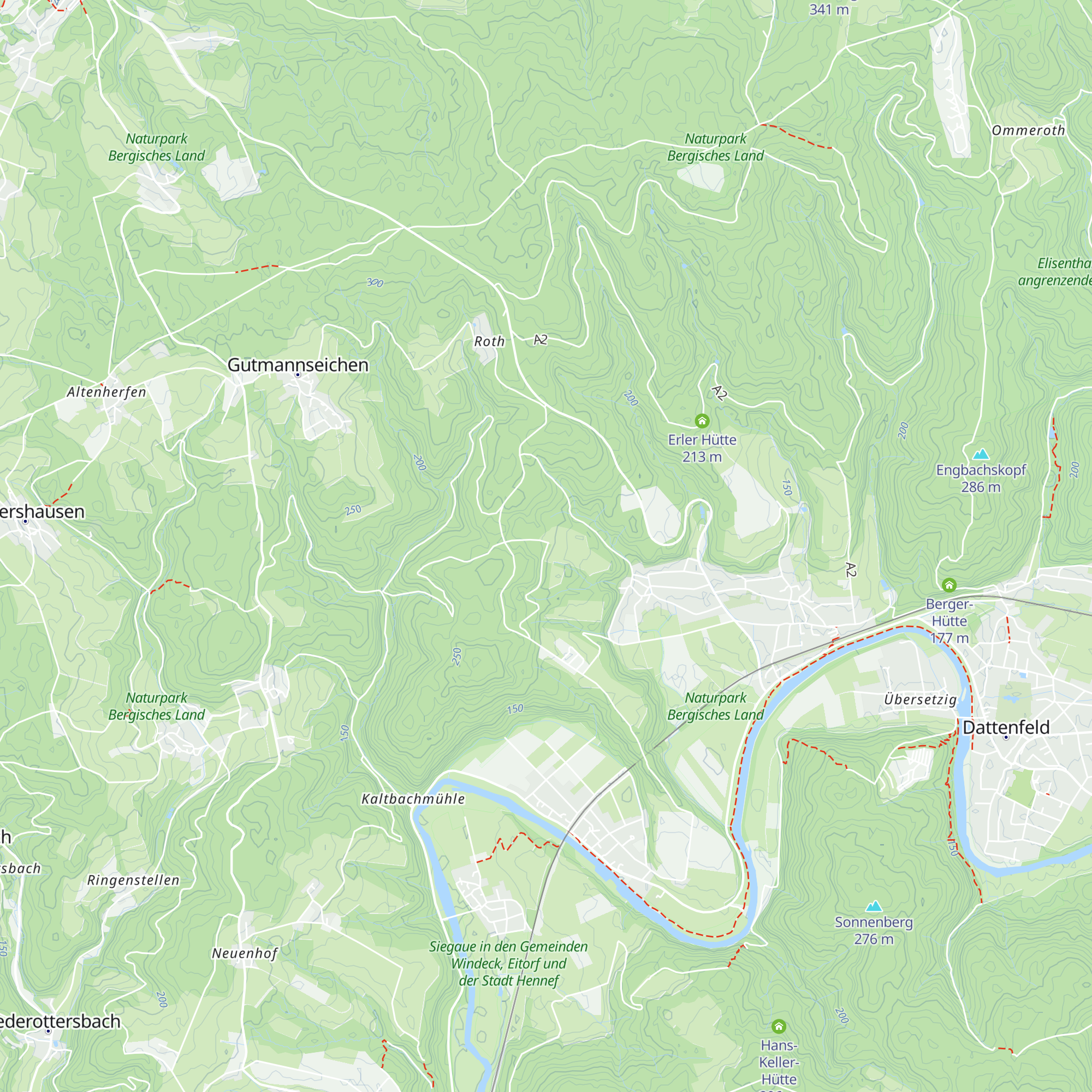 Rosseler-Hütte map