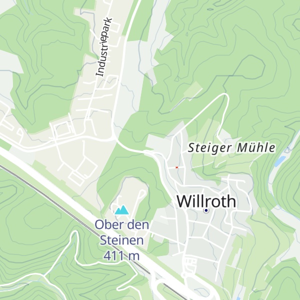 Map of Willrother Alm
