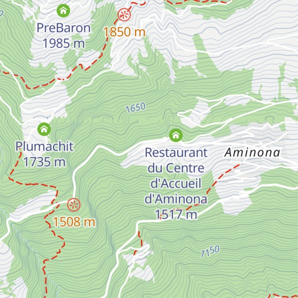 Map of Gentianes