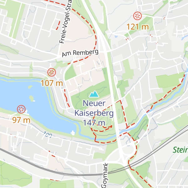 Map of Neuer Kaiserberg