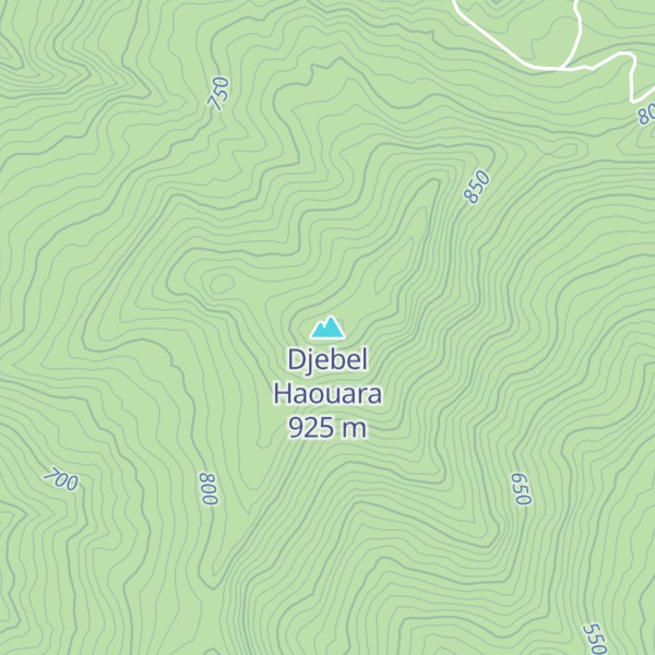 Map of Djebel Haouara