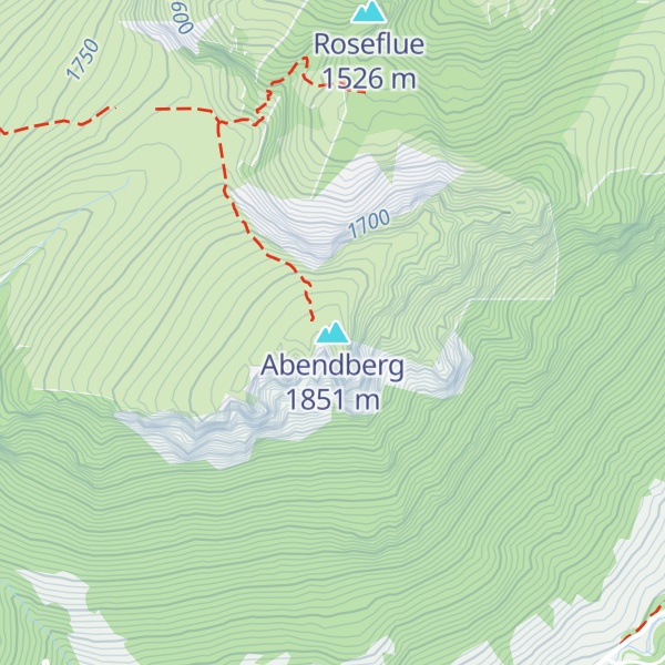 Map of Abendberg