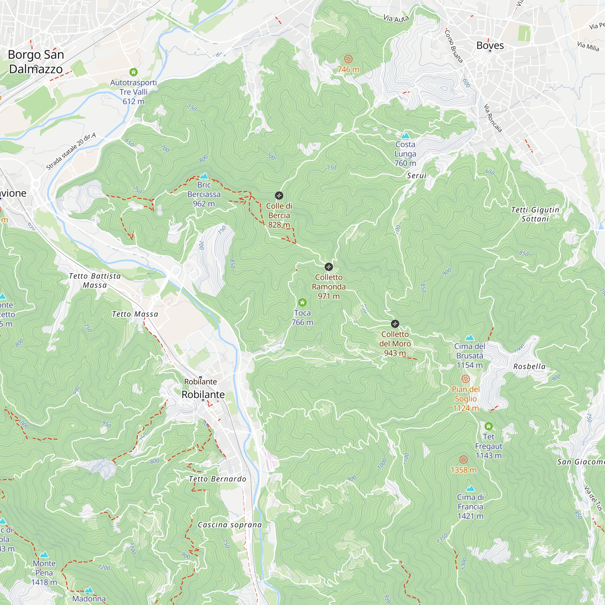 Toca map