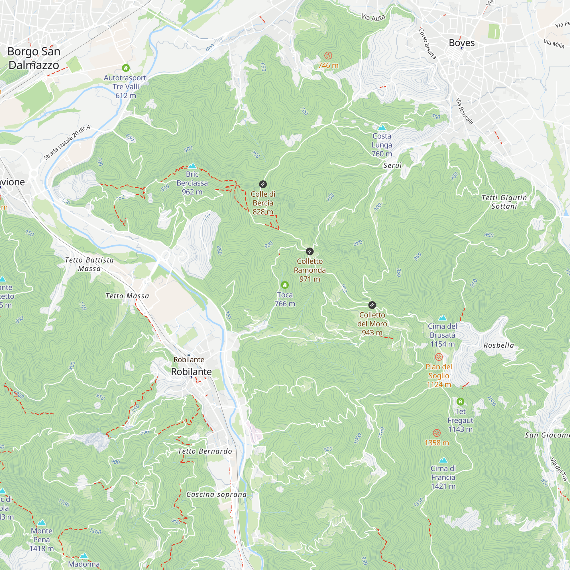 Toca map