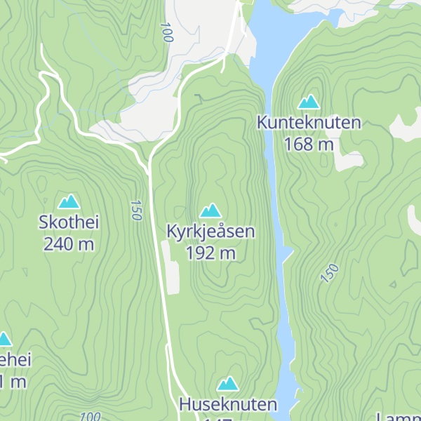 Map of Kyrkjeåsen