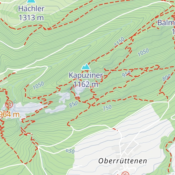 Map of Guggi Hütte