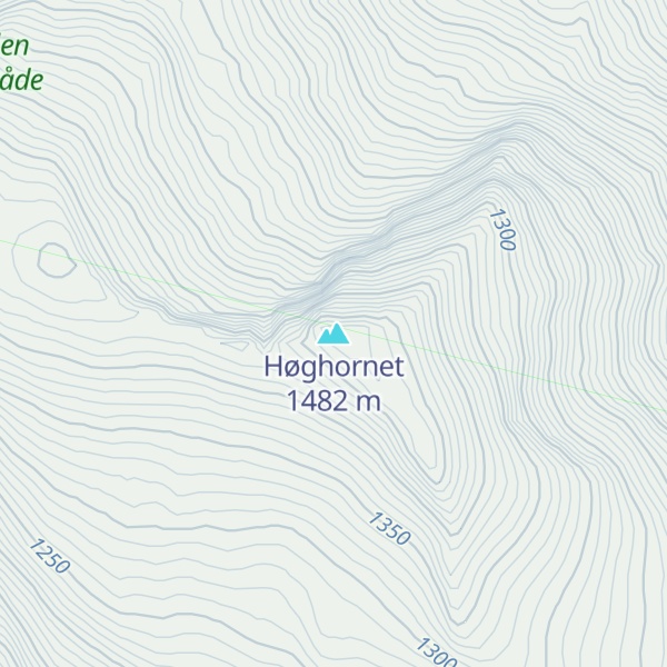 Map of Høghornet