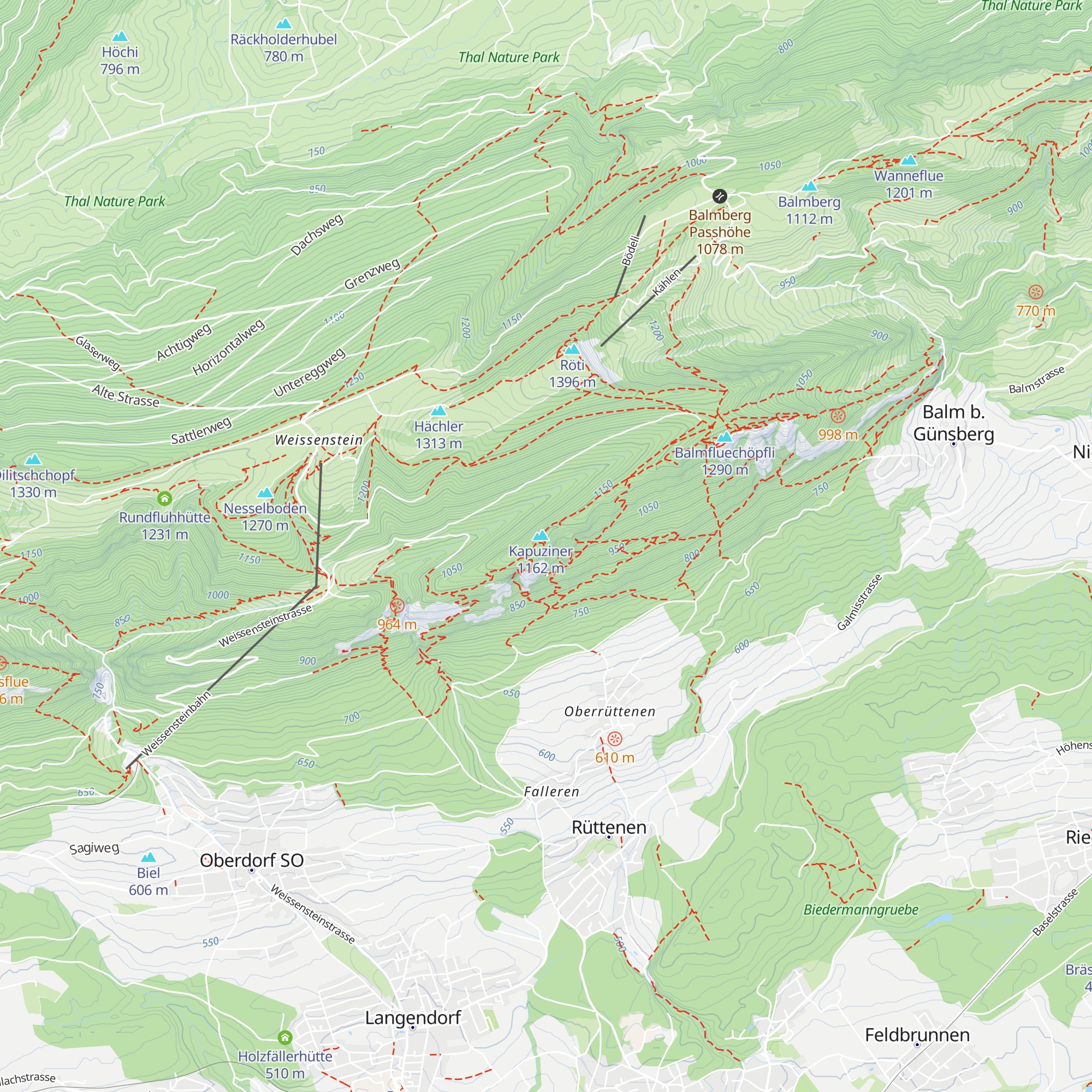 "EDRIOR" (Ruetsch-Hütte) map