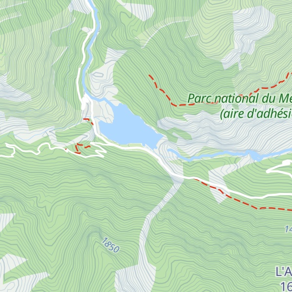 Map of Barrage des Mesches