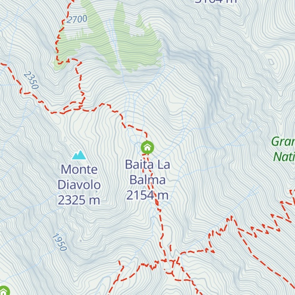 Map of Baita La Balma