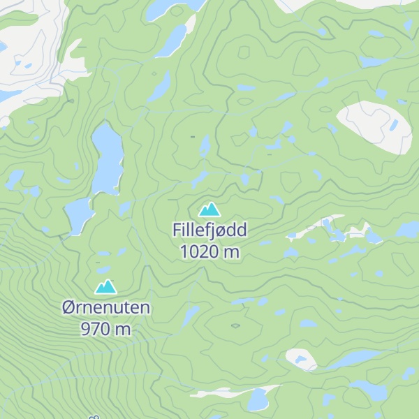 Map of Fillefjødd