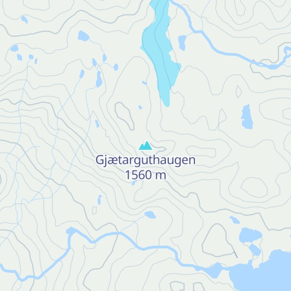 Map of Gjætarguthaugen