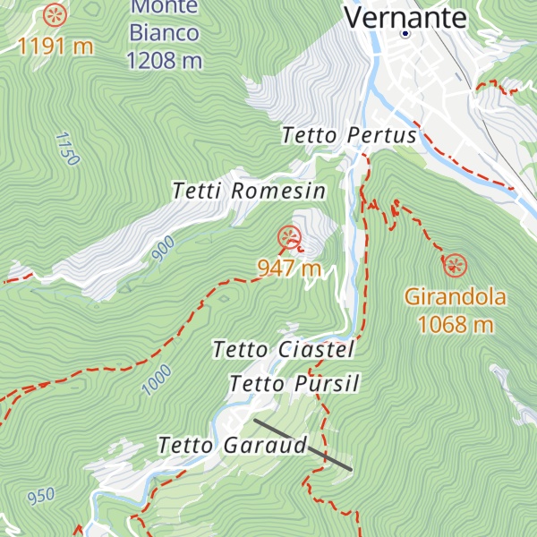 Map of Croce della Moler
