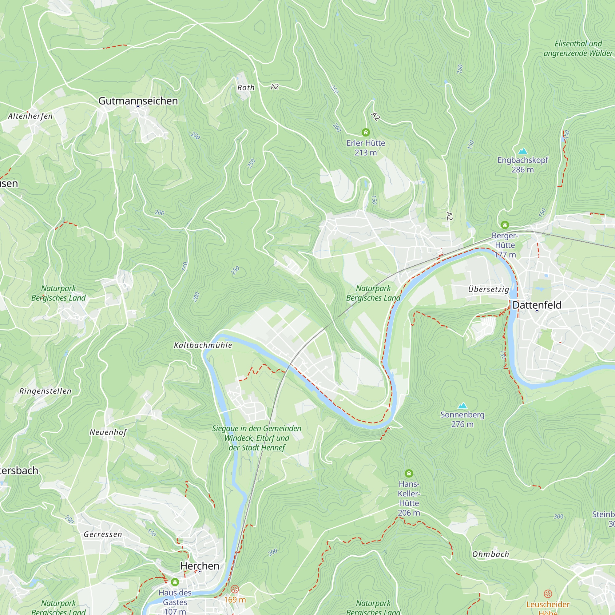 Anton-Ottersbach-Hütte map