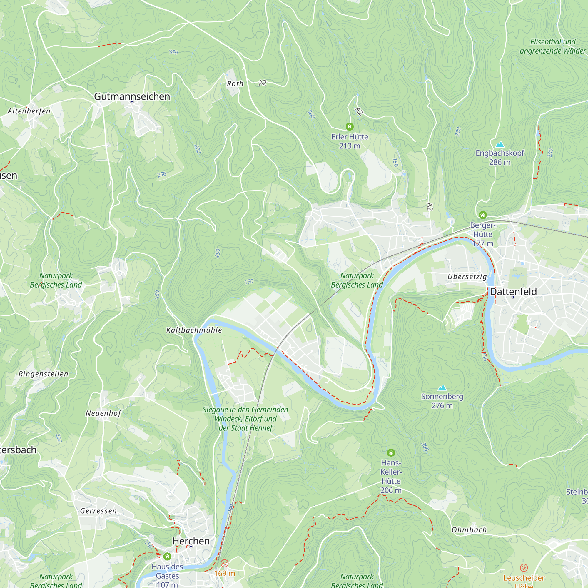 Anton-Ottersbach-Hütte map