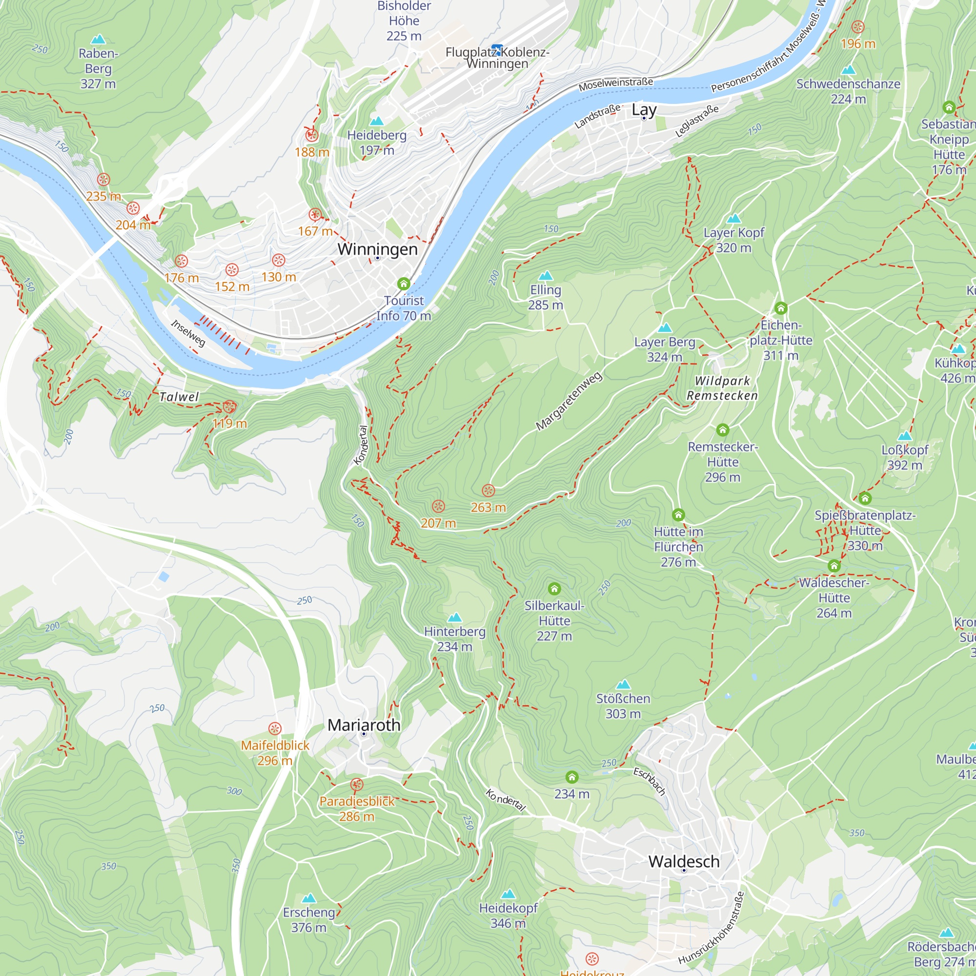 Margareten-Hütte map