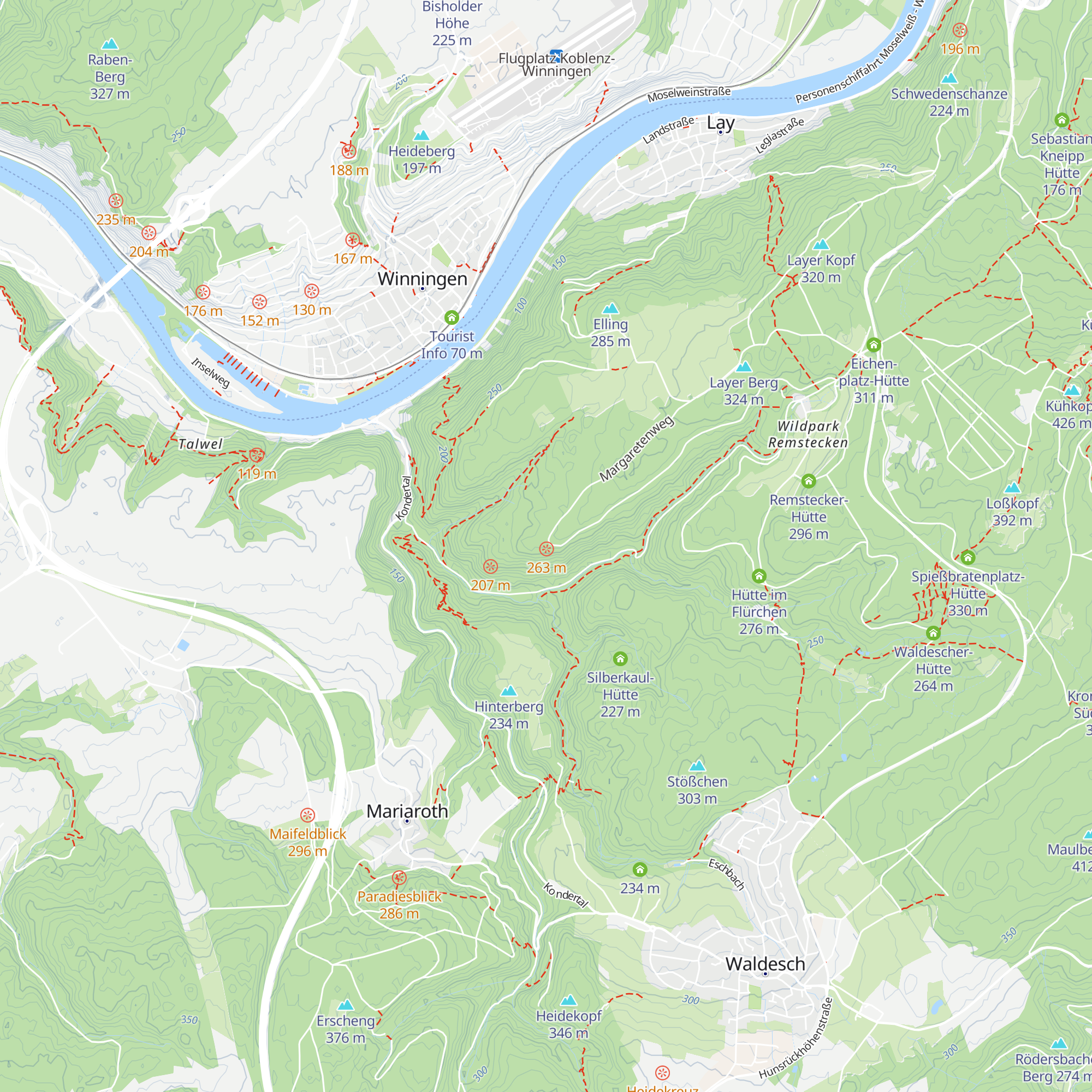 Margareten-Hütte map