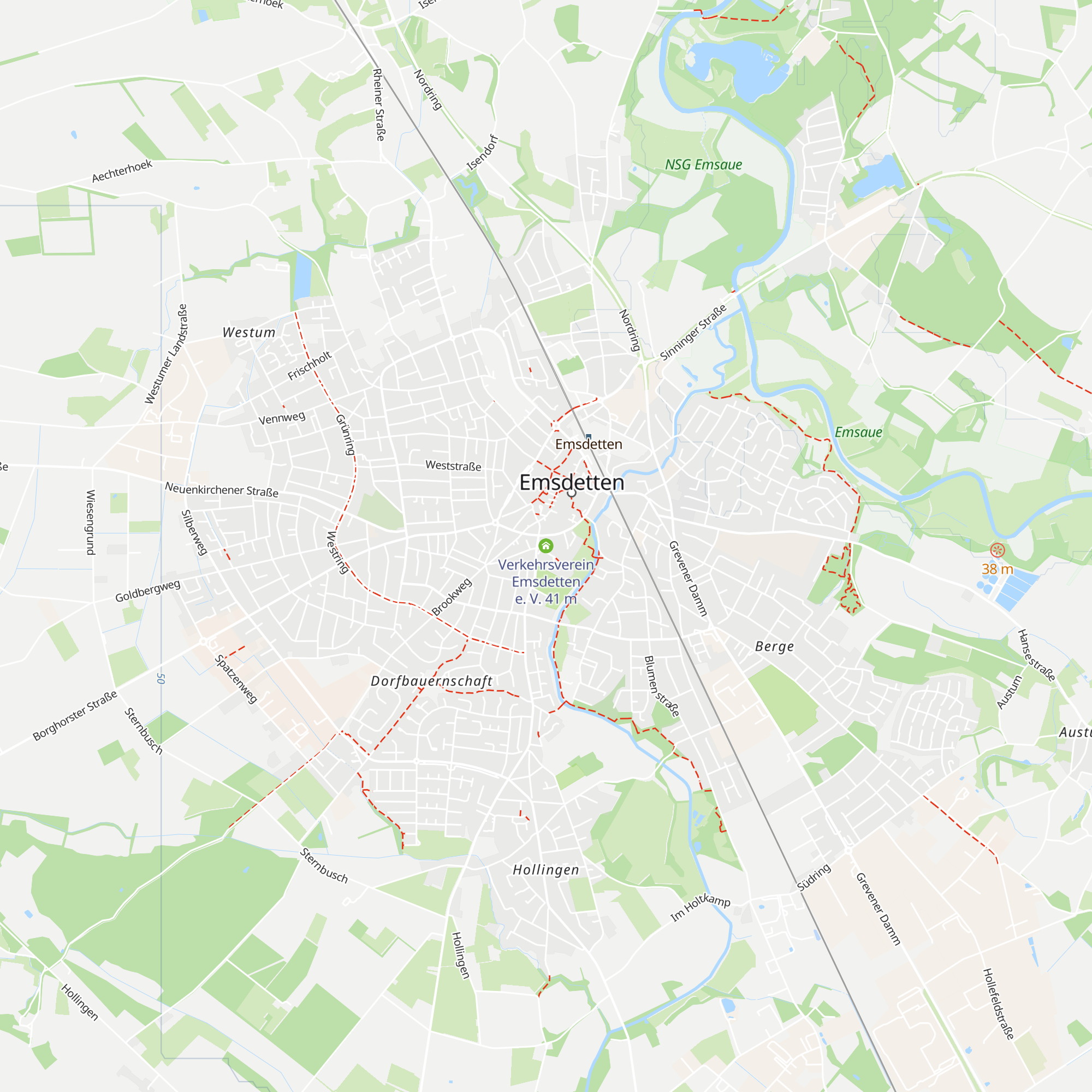 Verkehrsverein Emsdetten e. V. map