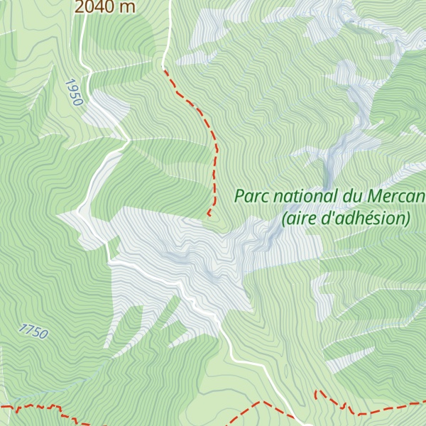 Map of Mont Chajol