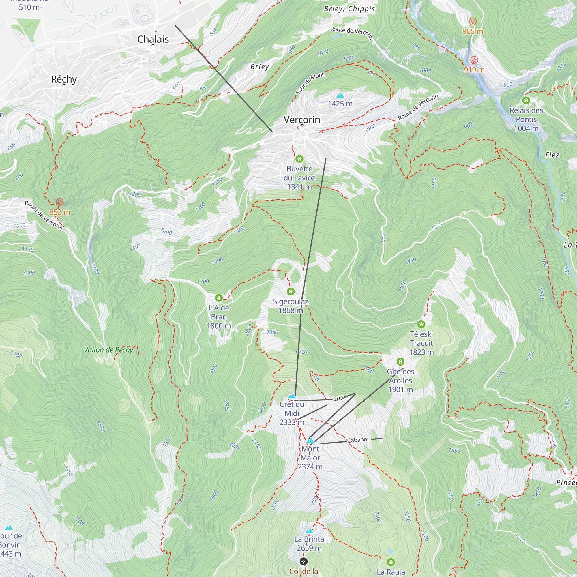 L'étable map