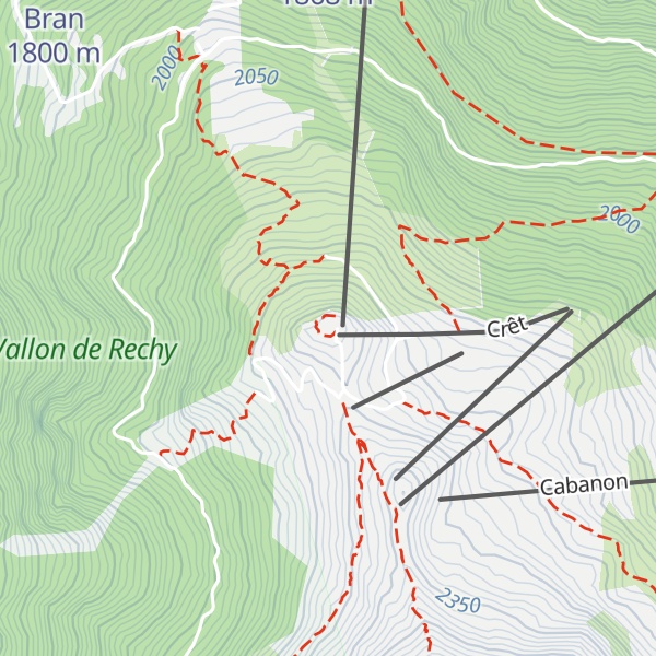 Map of Restaurant du Crêt-du-Midi