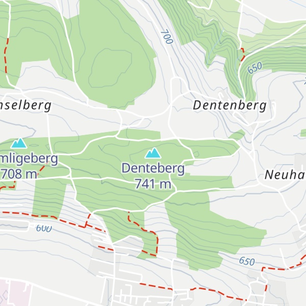 Map of Denteberg