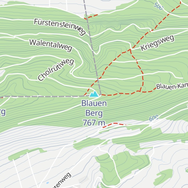 Map of Blauen Berg
