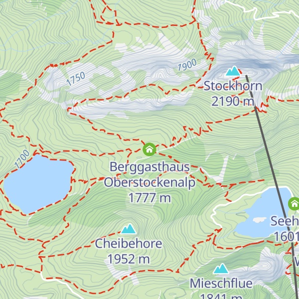 Map of Berggasthaus Oberstockenalp