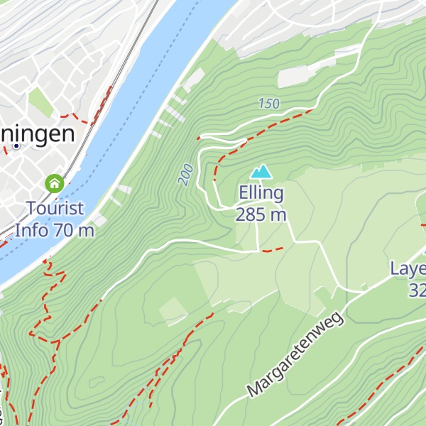 Map of Layer Hütte