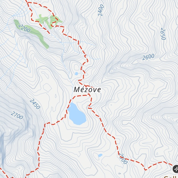 Map of Bivacco Mezouve