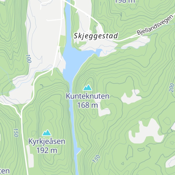 Map of Kunteknuten