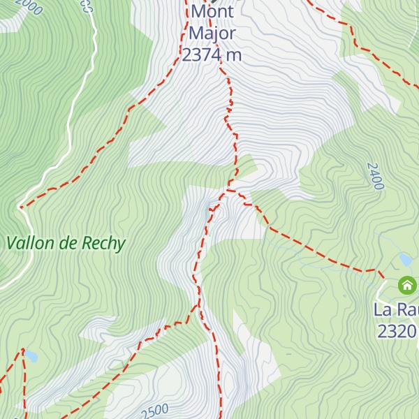 Map of La Brinta